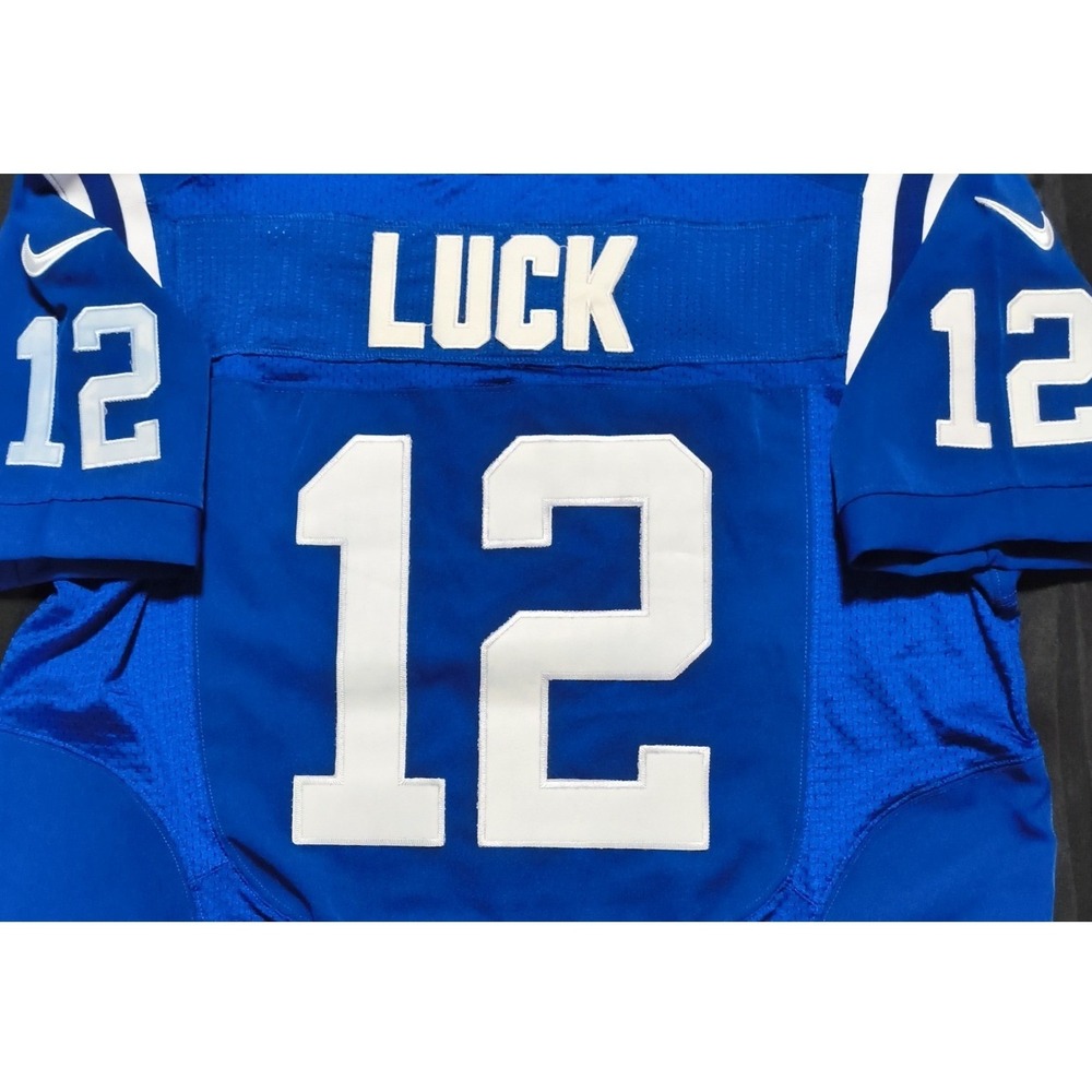 Indianapolis Colts‎ Nike On Field NFL #12 Andrew Luck Stitched Jersey Size 48